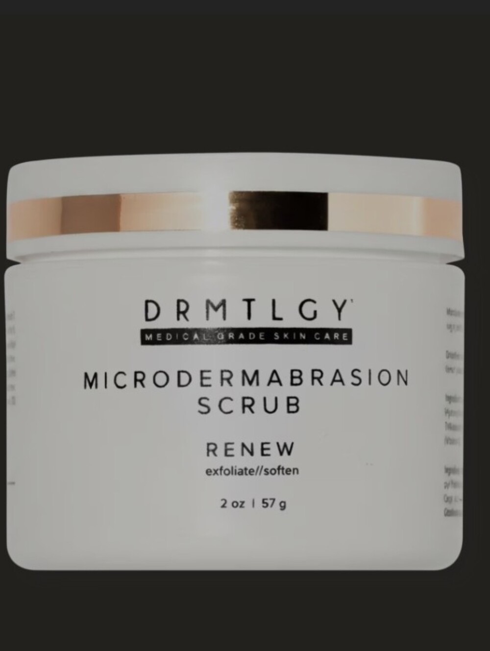 #194 DRMTLGY Microdermabrasion Scrub Gentle Physical Exfoliant